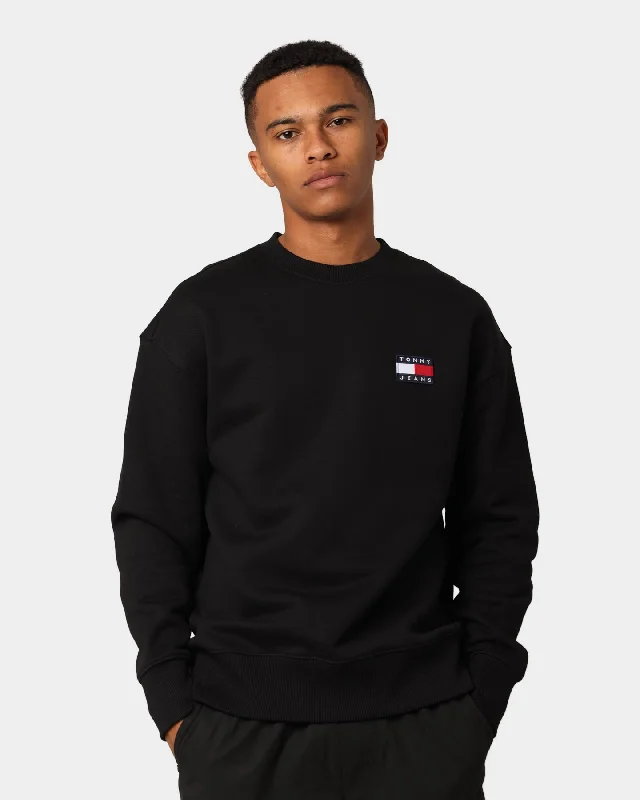 Tommy Jeans Tommy Badge Crewneck Black Fashionable White Denim Jeans