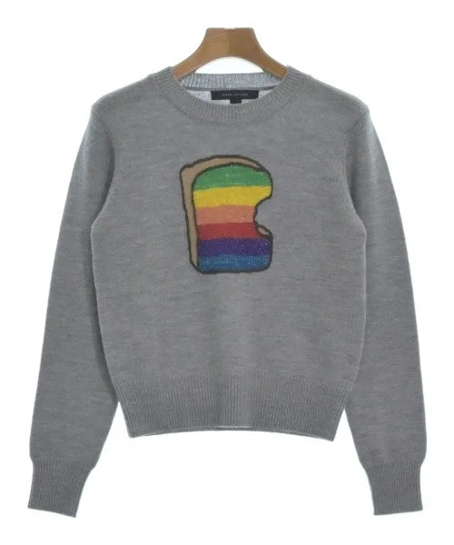 MARC JACOBS Sweaters Solid Print Embellished